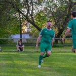 A visszatérő Viszkok Gábor gólöröme 2024. április 7-én, a Hunyadi elleni mérkőzésen szerzett gólját követően.