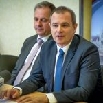 Dankó Béla országgyűlési képviselő és Hodálik Pál, a 2024-es önkormányzati választások fideszes polgármesterjelöltje.