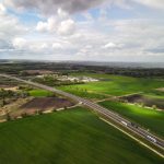 Drónfelvétel az M44-esről.