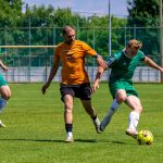 Sándor János (zöldben) és Kecskeméti Sándor (narancsban), háttérben Tari Ferenc.