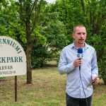 Samu Tamás Gergő sajtótájékoztatót tart 2024. június 4-én.