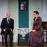 Timkó János és Vanya Tímea a Cervinus Teátrum által a Szarvasi Vízi Színpadon bemutatott Szerelem című darabban 2024. július 12-én.