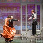 Vanya Tímea és Timkó János és Ragány Misa a Cervinus Teátrum 100 éves utazás című előadásában 2024. december 27-én.