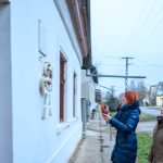 Koszorúzók dr. Aszódi Imre házánál 2025. január 21-én.