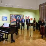 Ruzicskay György kiállításának megnyitója 2025. március 1-én volt a Tessedik Sámuel Múzeum nagy kiállítótermében.