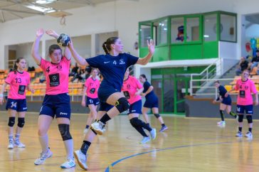 Csillik Mónika 7 gólt szerzett a csabaiak ellen.