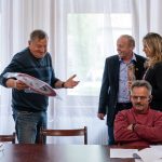 Molnár József polgármester és Lénártné dr. Belicza Györgyi köszöntötte Czesznak János képviselőt 70. születésnapja alkalmából.