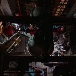 Útban a templomtoronba Zahorecz Pál evangélikus lelkésszel a Múzeumok Éjszakáján 2025. június 21-én.