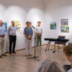 Kovács Zsuzsa első önálló kiállítása szombaton nyílt meg a Ruzicskay Alkotóházban.