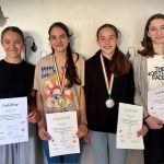 Horváth Amira, Stafira Liza, Áchim Tamara és Lestyan-Goda Sára.