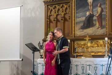 Július 6-án, vasárnap Melis György születésének 102. évfordulója alkalmából énekelt Tatai Nóra és Clementis Tamás az Evangélikus Újtemplomban.