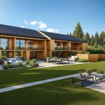 A tervezett lakások látványterve.