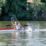 Kiri Zénó befutója a K1 500 előfutamában.