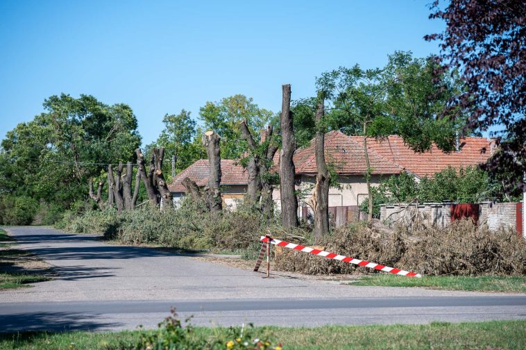 Viharkár Csabacsűdön.