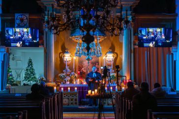 Lázár Zsolt evangélikus esperes Tessedik Sámuelre emlékezik 2025. december 27-én.