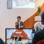 Dr. Kis Klára, teológus, lelkész, vallástanár-nevelő, az iskolai agresszió és egyházi iskolák témakörben tartott előadást.