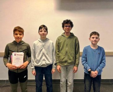 Tábori Márton, Deák Áron, Bálint Ákos és Lestyan-Goda Vencel Pál.